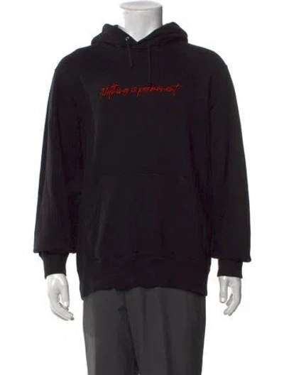 Pre-owned Undercover Graphic Print Crew Neck Hoodie In Black