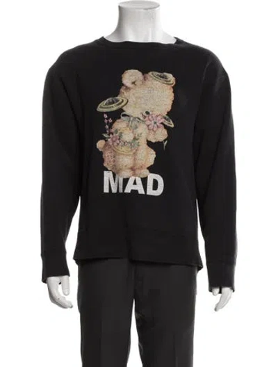 Pre-owned Undercover Graphic Print Crew Neck Pullover In Black
