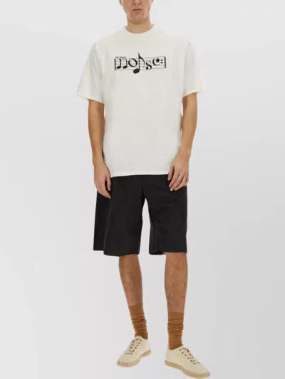 Undercover Graphic Print Crew Neck Short Sleeve T-shirt In White