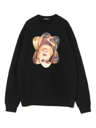 Undercover Graphic-print Crew-neck Sweatshirt In Black