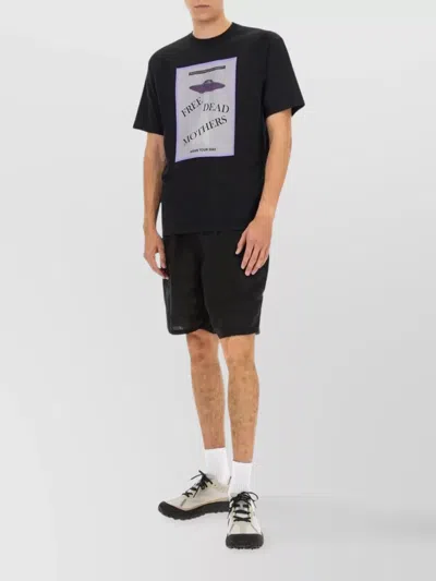 Undercover Graphic Print Crew Neck T-shirt In Black