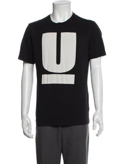 Pre-owned Undercover Graphic Print Crew Neck T-shirt In Black