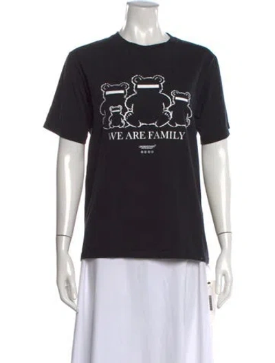 Pre-owned Undercover Graphic Print Crew Neck T-shirt In Black