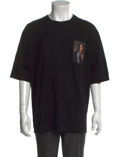 Pre-owned Undercover Graphic Print Crew Neck T-shirt In Black