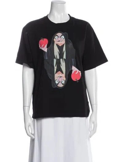 Pre-owned Undercover Graphic Print Crew Neck T-shirt In Black