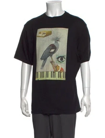 Pre-owned Undercover Graphic Print Crew Neck T-shirt In Black