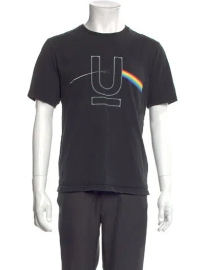 Pre-owned Undercover Graphic Print Crew Neck T-shirt In Gray