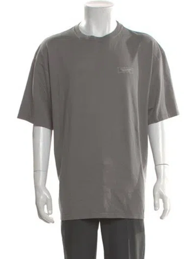 Pre-owned Undercover Graphic Print Crew Neck T-shirt In Gray