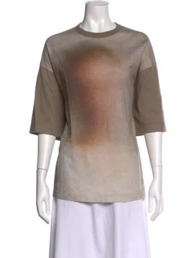 Pre-owned Undercover Graphic Print Crew Neck T-shirt In Neutral