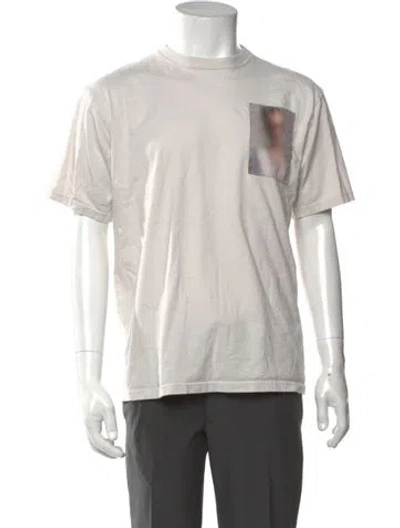 Pre-owned Undercover Graphic Print Crew Neck T-shirt In Neutrals
