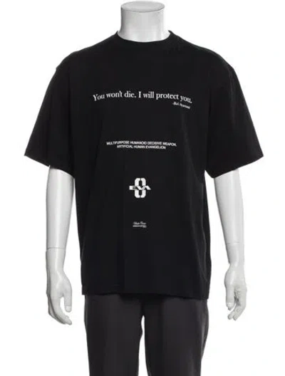Pre-owned Undercover Graphic Print Crew Neck T-shirt W/ Tags In Black