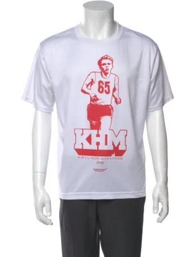 Pre-owned Undercover Graphic Print Crew Neck T-shirt In White