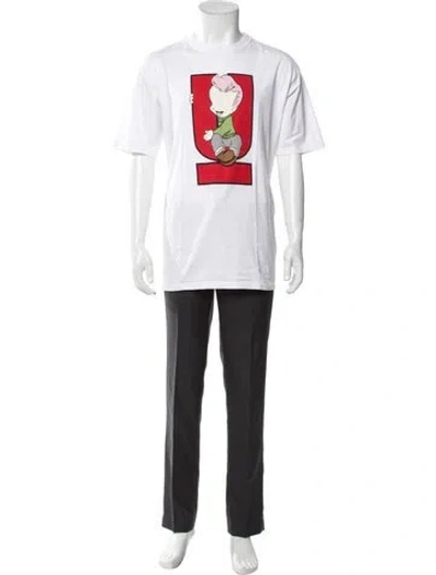 Pre-owned Undercover Graphic Print Crew Neck T-shirt In White