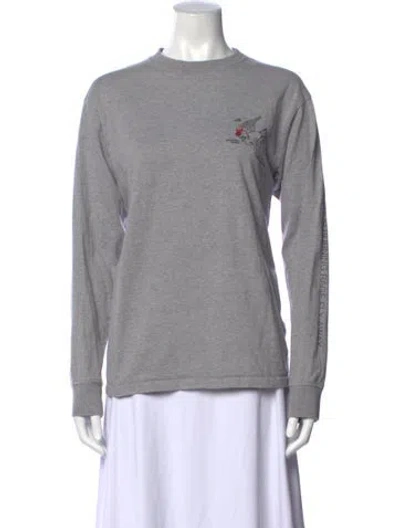 Pre-owned Undercover Graphic Print Long Sleeve In Grey