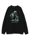 Undercover Graphic-print Long-sleeve Sweatshirt In Black