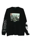 Undercover Graphic-print Long-sleeve T-shirt In Black
