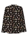 Undercover Graphic-print Shirt In Black