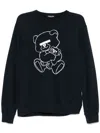 Undercover Men S Teddy Bear Signature Crewneck Sweatshirt In Blue
