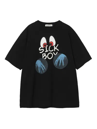 Undercover T-shirt Mit Grafischem Print In Black