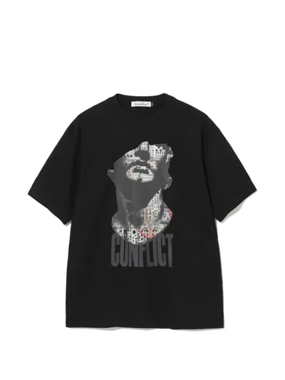 Undercover Graphic Print T-shirt In Black