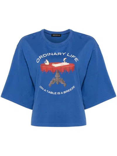 Undercover Graphic-print T-shirt In Blue