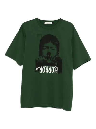 Undercover Graphic-print T-shirt In Green