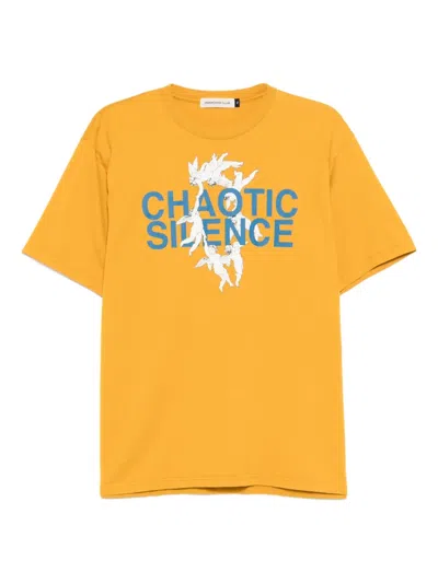 Undercover Graphic-print T-shirt In Yellow