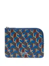 Undercover Graphic-print Wallet In Blue
