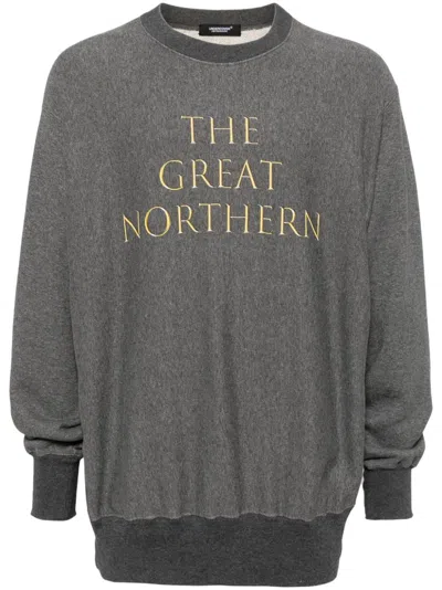 Undercover Sweatshirt Mit Grafischem Print In Grau