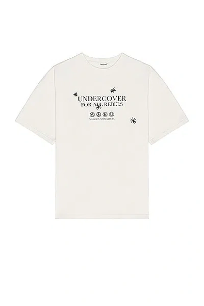 Undercover Graphic Tee In Off White