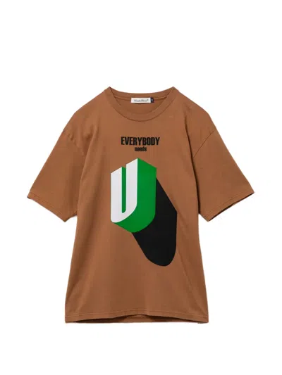 Undercover Graphic T-shirt In Brown