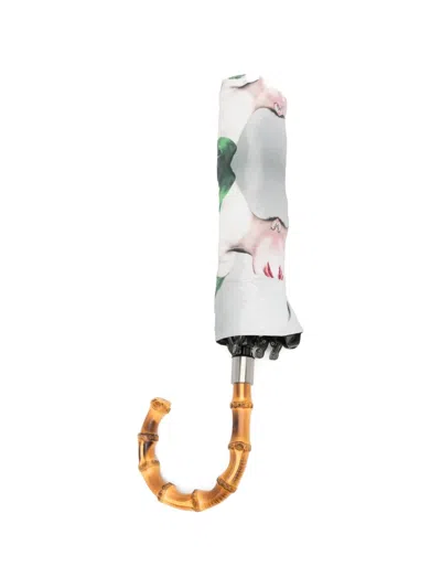 Undercover Graphic-print Bamboo-handle Umbrella In Metallic