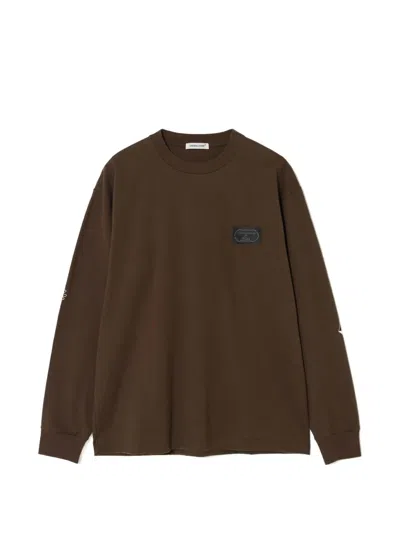 Undercover Graphic-print Long-sleeve T-shirt In Brown