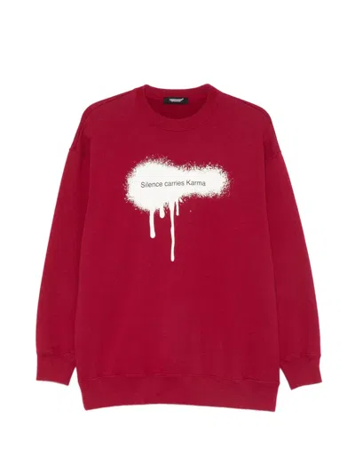 Undercover Graphic-print Sweatshirt In Red