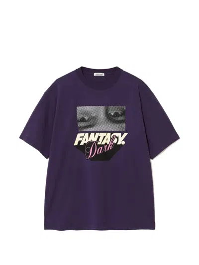 Undercover Graphic-print T-shirt In Purple