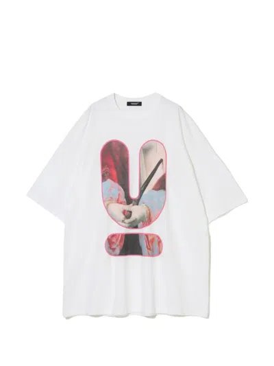 Undercover Portrait U Logo T-shirt In White