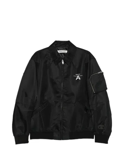 Undercover Graphic-print Zip-up Jacket In Black