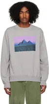Undercover Gray Graphic Sweatshirt In Top Gray