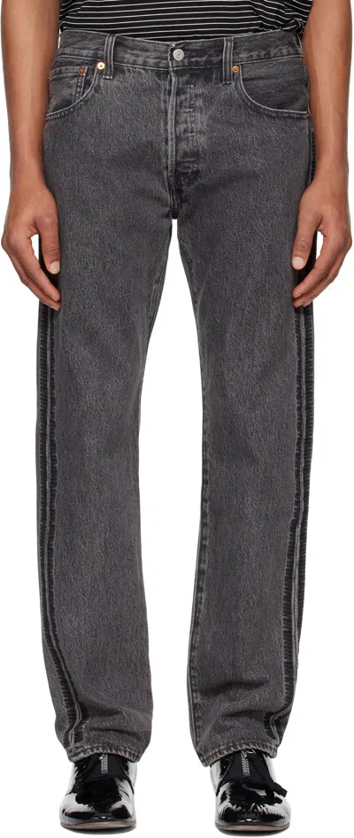 Undercover Gray Levi's Edition 501 Jeans In Grey