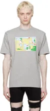 UNDERCOVER GRAY PRINTED T-SHIRT