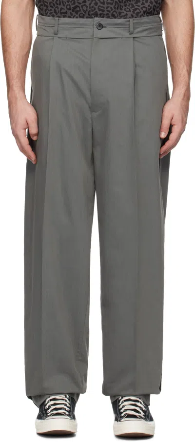 Undercover Gray Twill Trousers