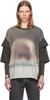 Undercover Gray Uc1e4804-1 T-shirt In D.brw Base