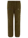 Undercover Cargo Trousers In Nylon In Green