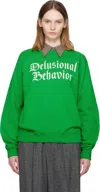 Undercover Green Uc2e4892-1 Sweatshirt In Green