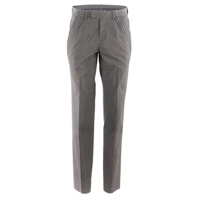 Pre-owned Undercover Grey Pleated Trouser In Gray