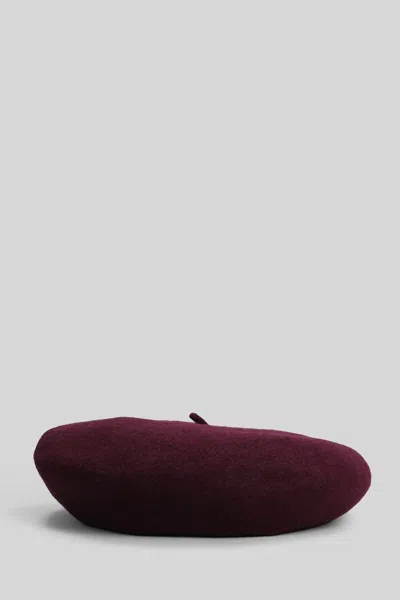 Undercover Hats In Bordeaux Wool In Brown