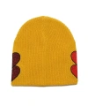 Undercover Heart Beanie Yellow In Brown