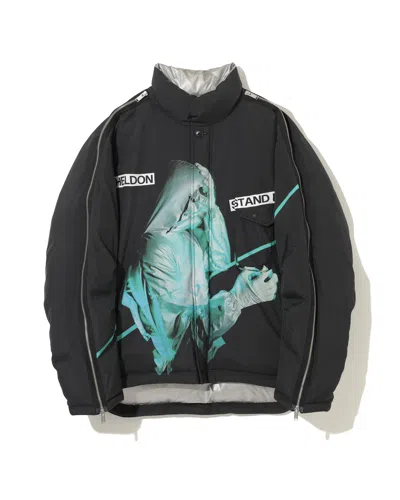 Undercover Heldon Standby Puffer Coat In Black