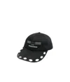 Undercover Stud-embellished Cap In Black