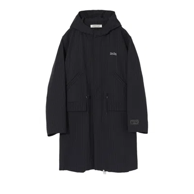 Pre-owned Undercover Hooded Drawstring Long Coat 'navy' | Blue | Men's Size 3
